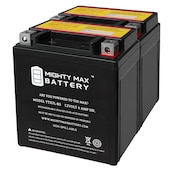 MIGHTY MAX BATTERY YTX7L-BS 12V 6AH Replaces High Perf Btty ATV Yacht CTX7A-BS - 2PK MAX3457425